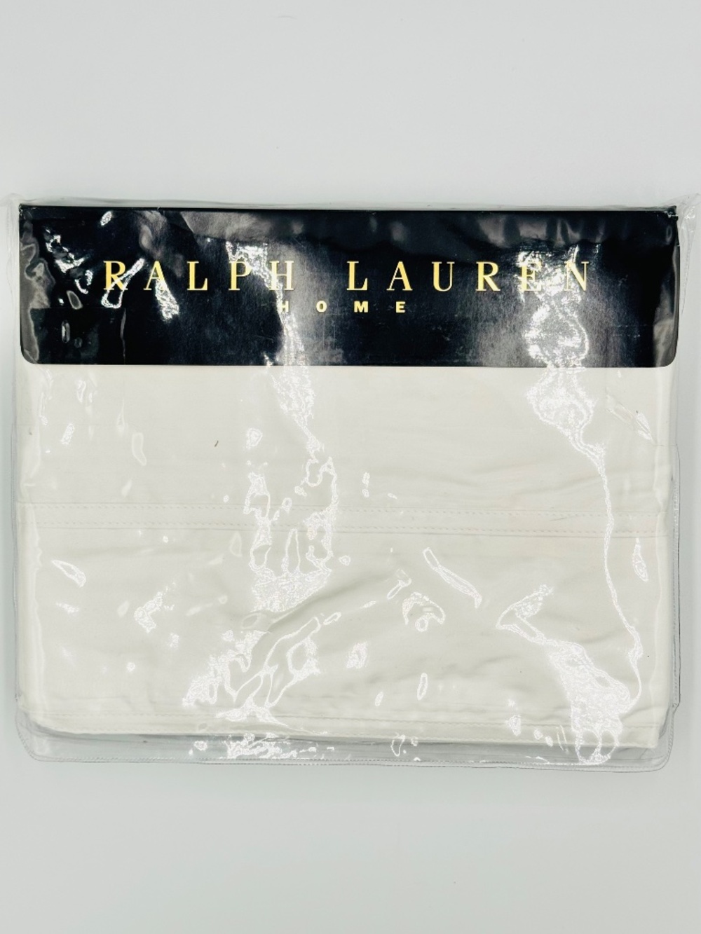 Vintage Ralph Lauren Estate Sateen Gardenia 280 Thread Count Full Flat Sheet New